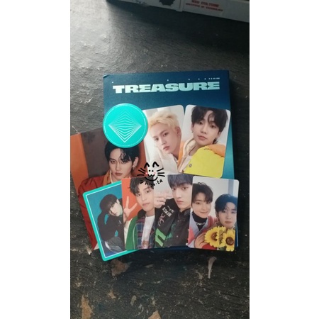 [ Ready ] treasure tss green ver pc selca jeongwoo haruto, pc unit jihoon mashiho, doyoung , pob ben