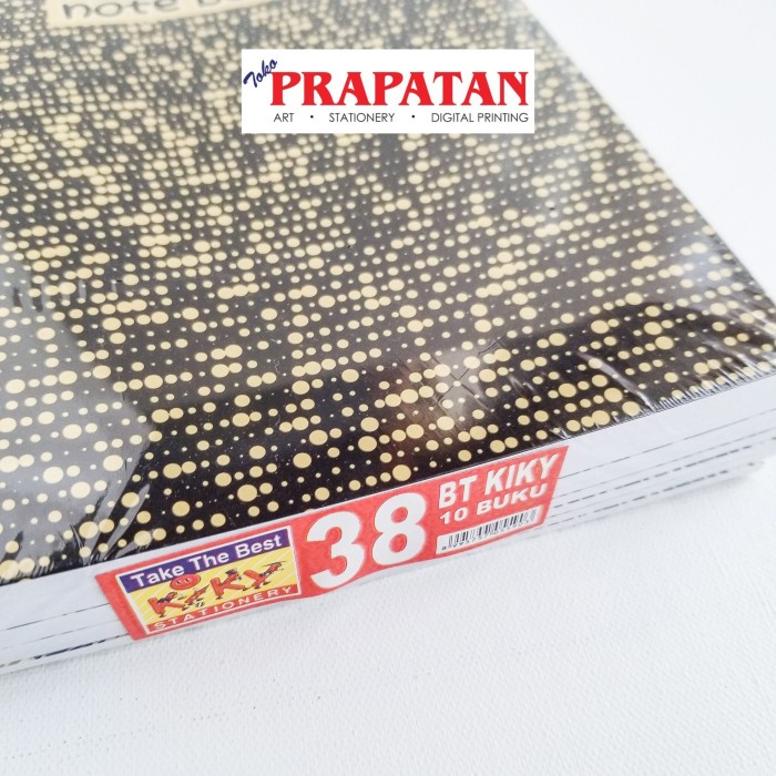 

Buku Tulis Sekolah Kiky 21x16cm (10 Buku) - 38 lembar