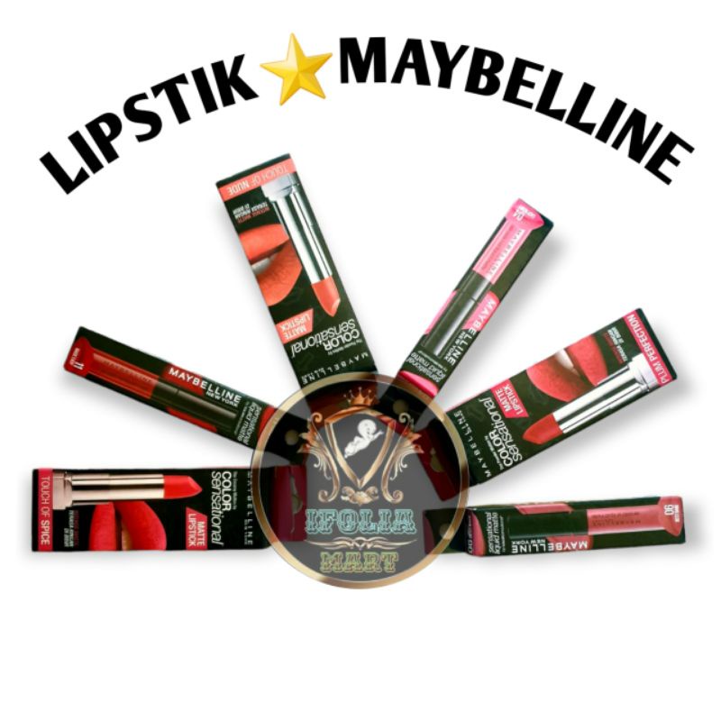 Maybelline Lipstik Sensational Color Matte Lipstick