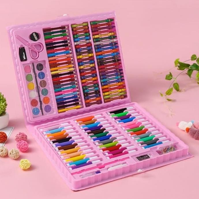 

Pensil Warna 150Pcs - Alat Tulis Set Crayon Colouring Set 150Pcs Art