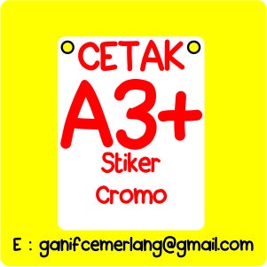 

PRINT STIKER CROMO A3+