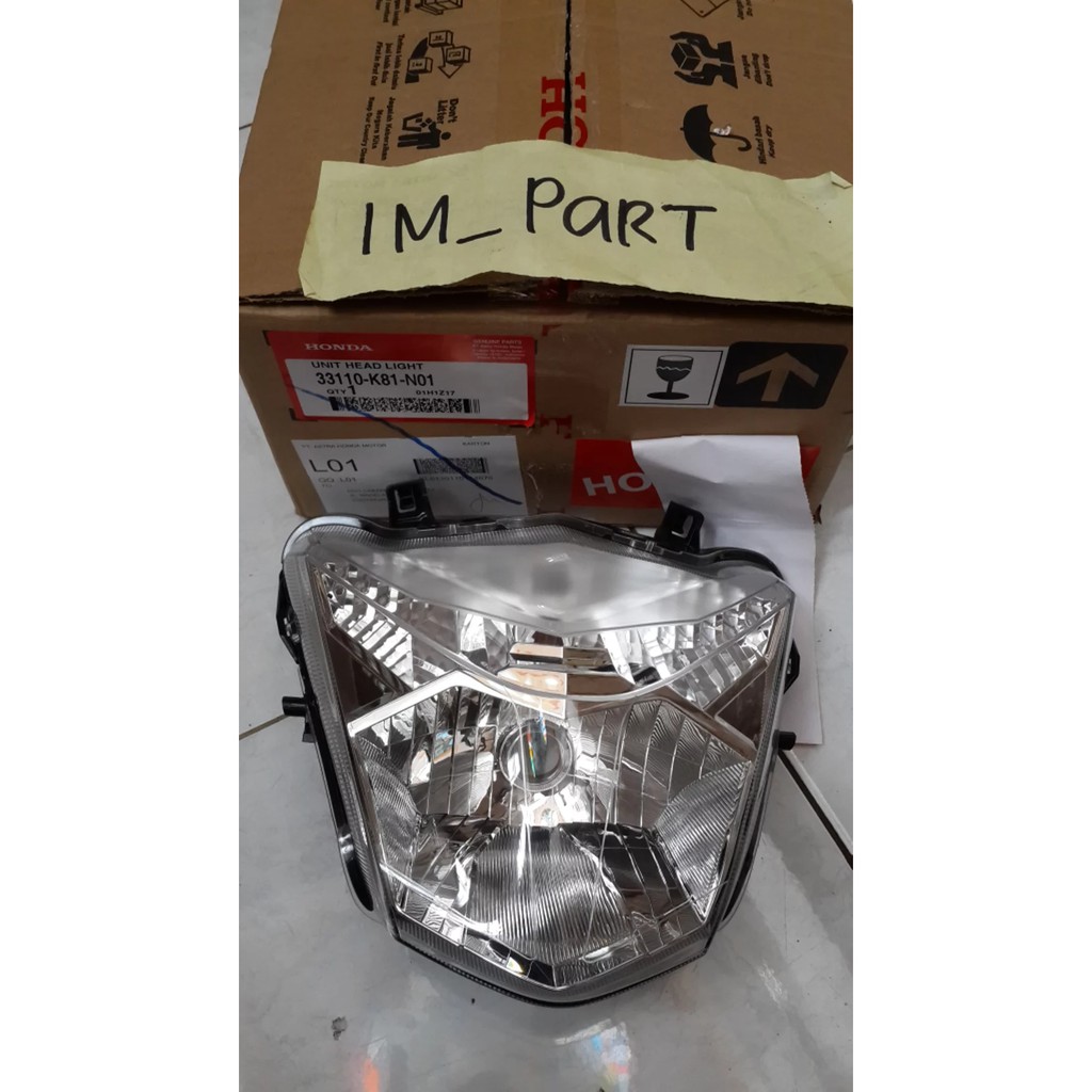 33110 K81 N01 Reflektor Lampu  Depan  Beat  Fi eSP 2016  2017 