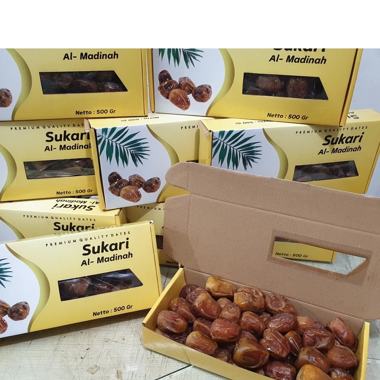 

Kurma Sukari Kemasan KARDUS 500 gr// sukari premium Original //Oleh Oleh Haji dan Umroh Murah