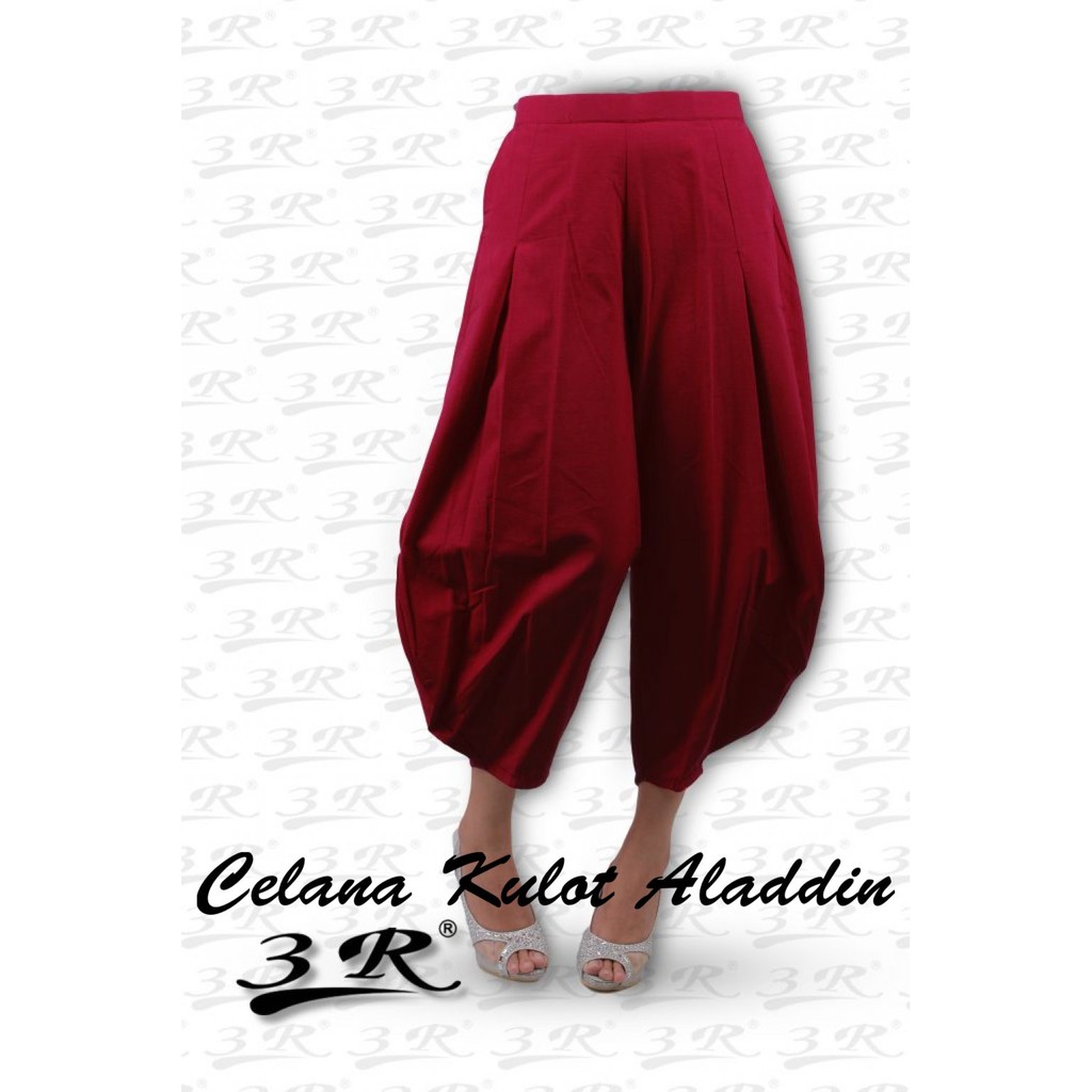 Celana Kulot Wanita Jumbo Panjang Model Rempel Kulot Rempel