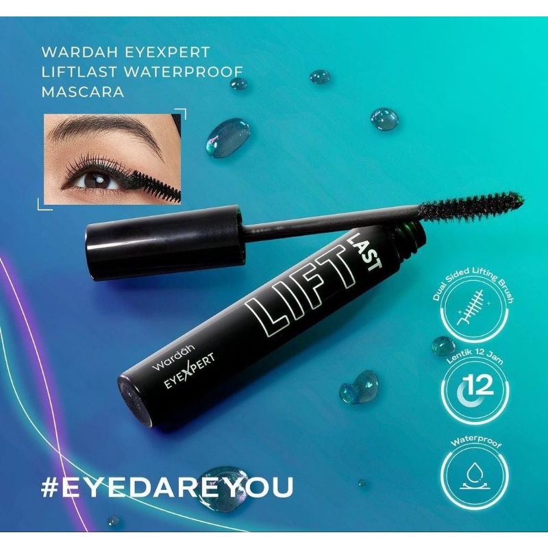 ✿ELYSABETHME✿ Wardah EyeXpert LiftLast Waterproof Mascara langsung lentik tebal bervolume bulu mata