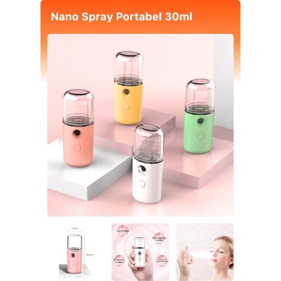 Mini Nano Spray New Face Mist Botol Portable Sprayer Disinfektan