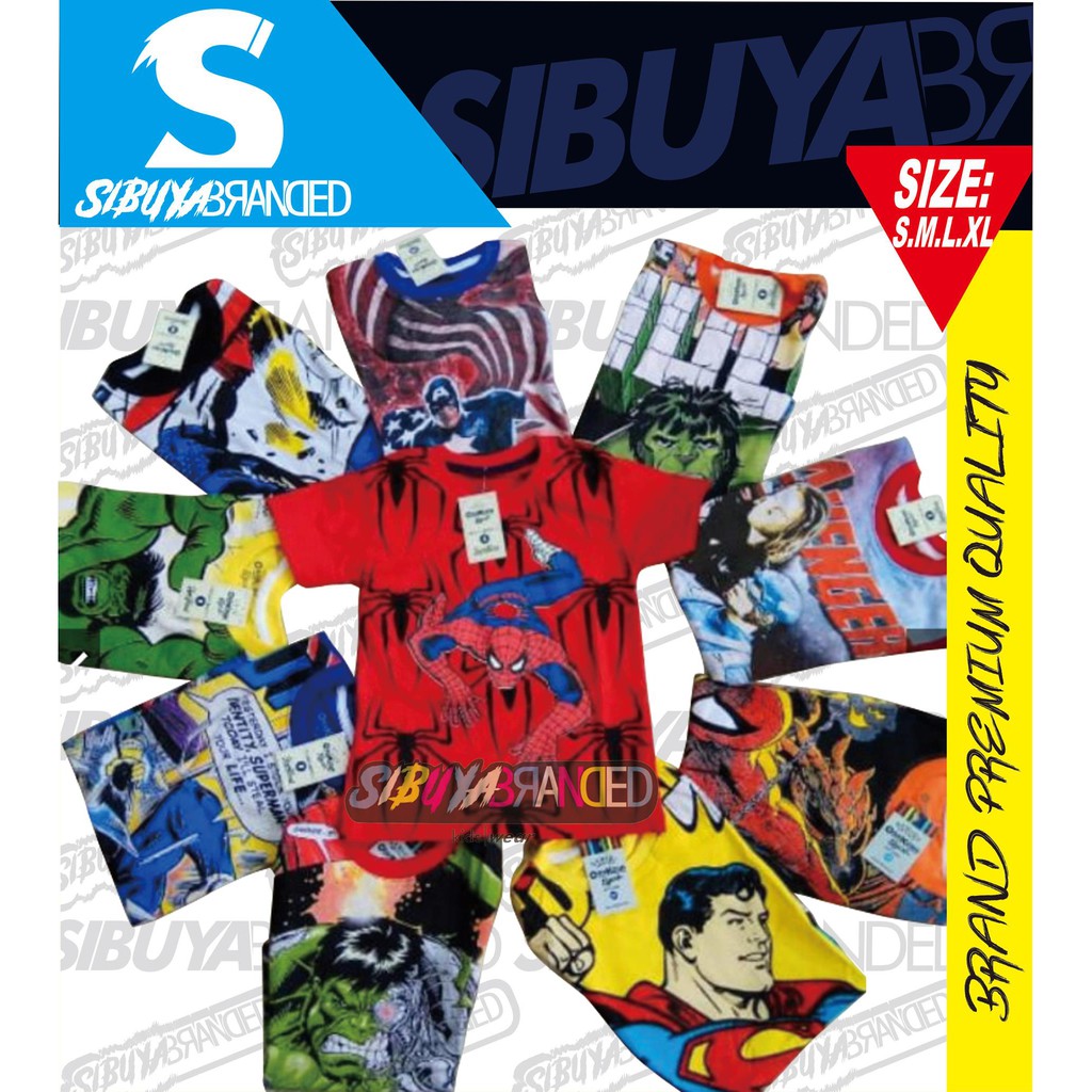  KAOS  ANAK  LED LOL SUPERHERO FULLPRINT  MODEL OSHKOS 