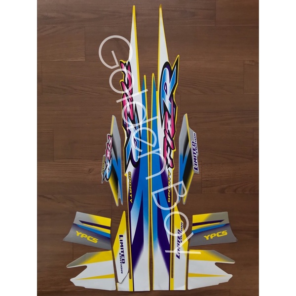 Stiker Sticker Striping lis list body polet motor Yamaha Fizr Fiz r fis r f1z f1z r dual tone limite