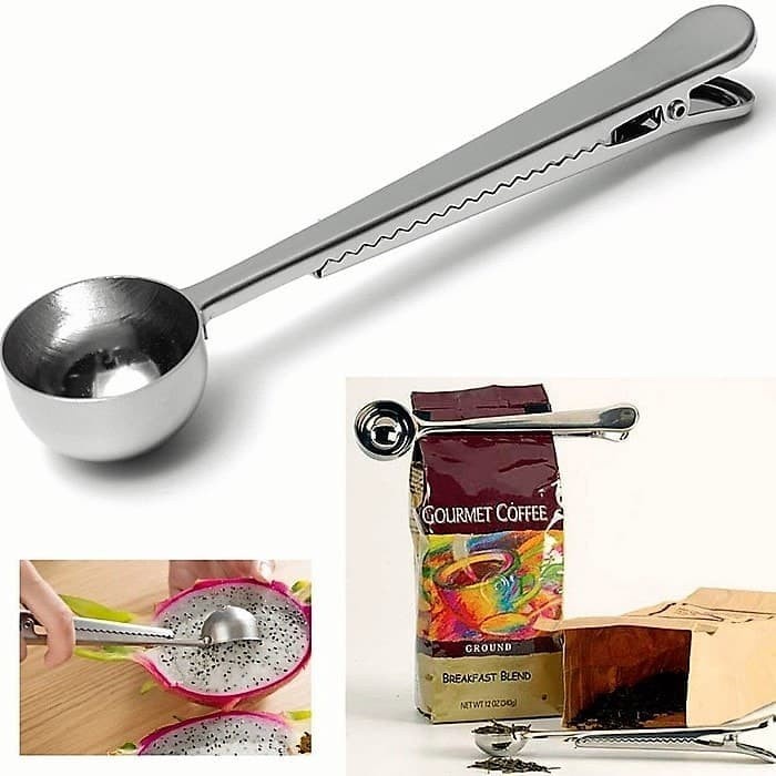 Sgmshop Sendok sereal+penjepit kemasan measuring spoon milk powder Sendok