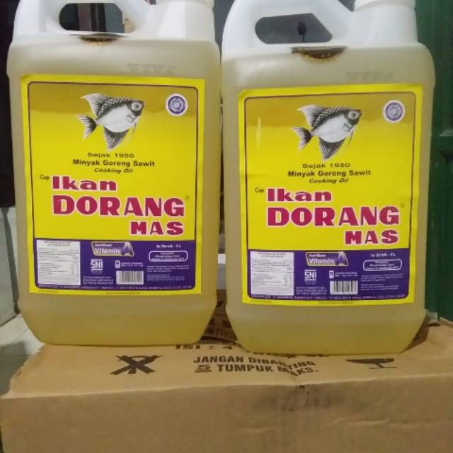 Minyak goreng cap ikan dorang mas premium