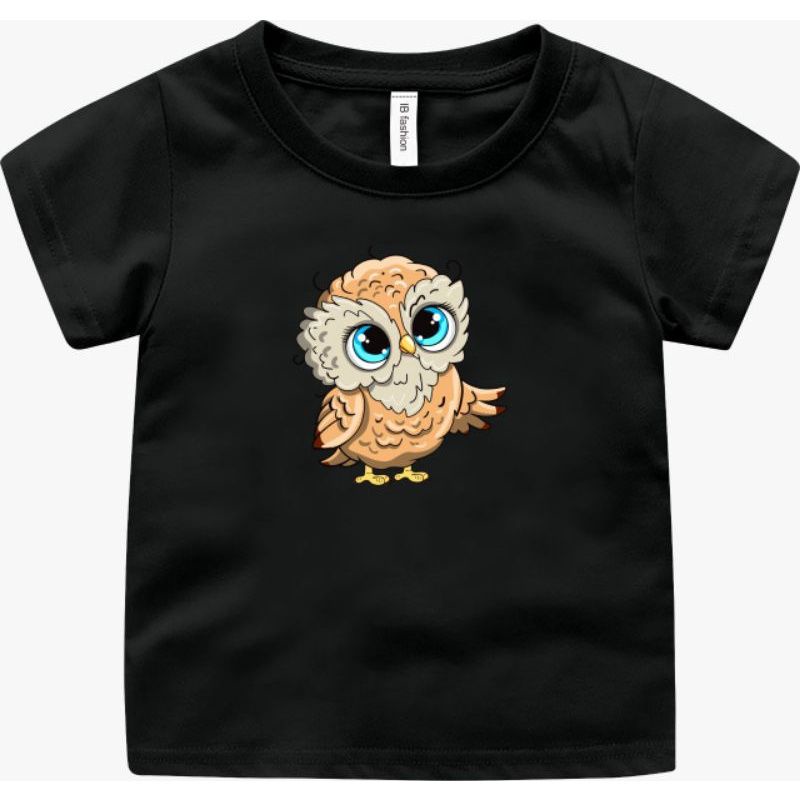 Baju Kaos Anak Laki Dan Perempuan Murah Sablon Digital Motif Owl Cute Umur 1 2 3 4 5 6 7 8 9 Tahun Uxlo Fashion