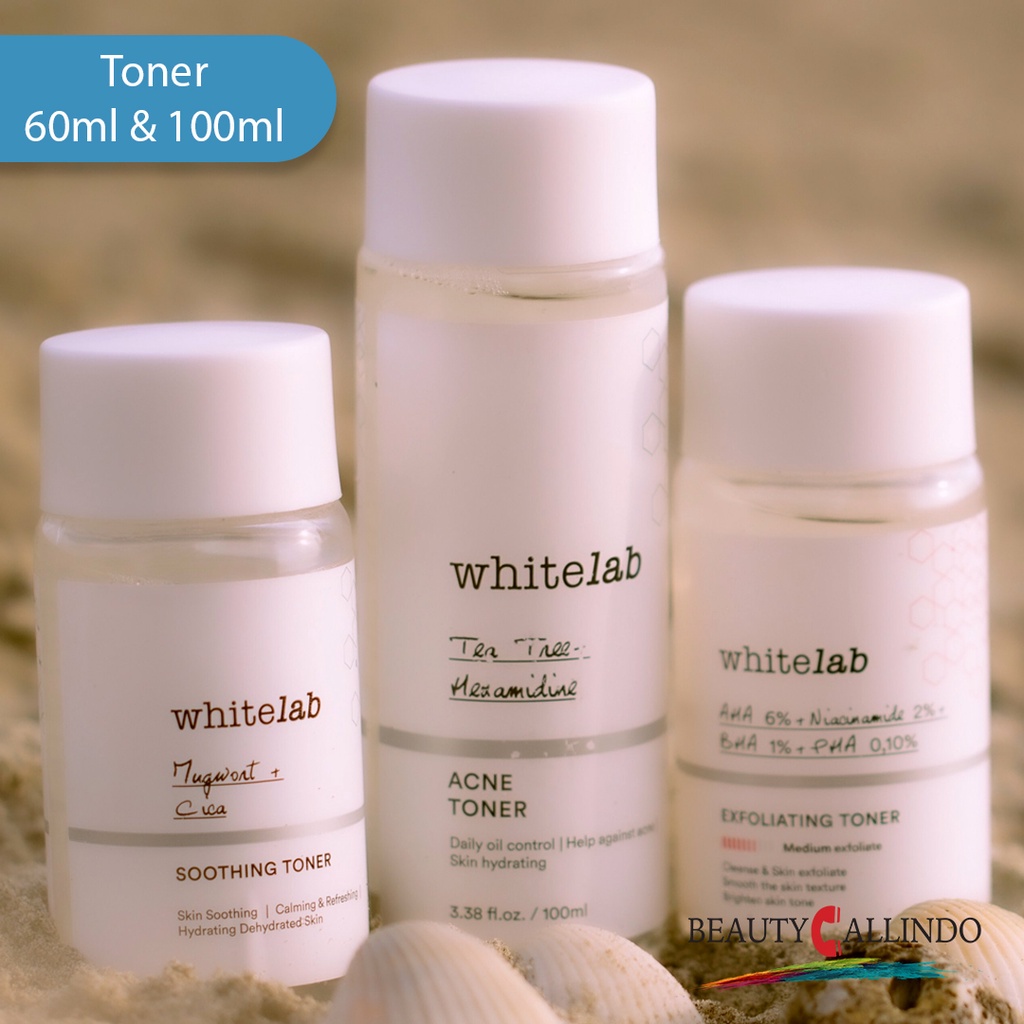 Whitelab Koleksi Toner Wajah | Exfoliating - Soothing Toner