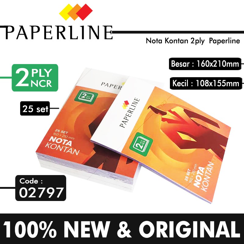 Nota Kontan Paperline 2 Ply Ncr Shopee Indonesia 4541