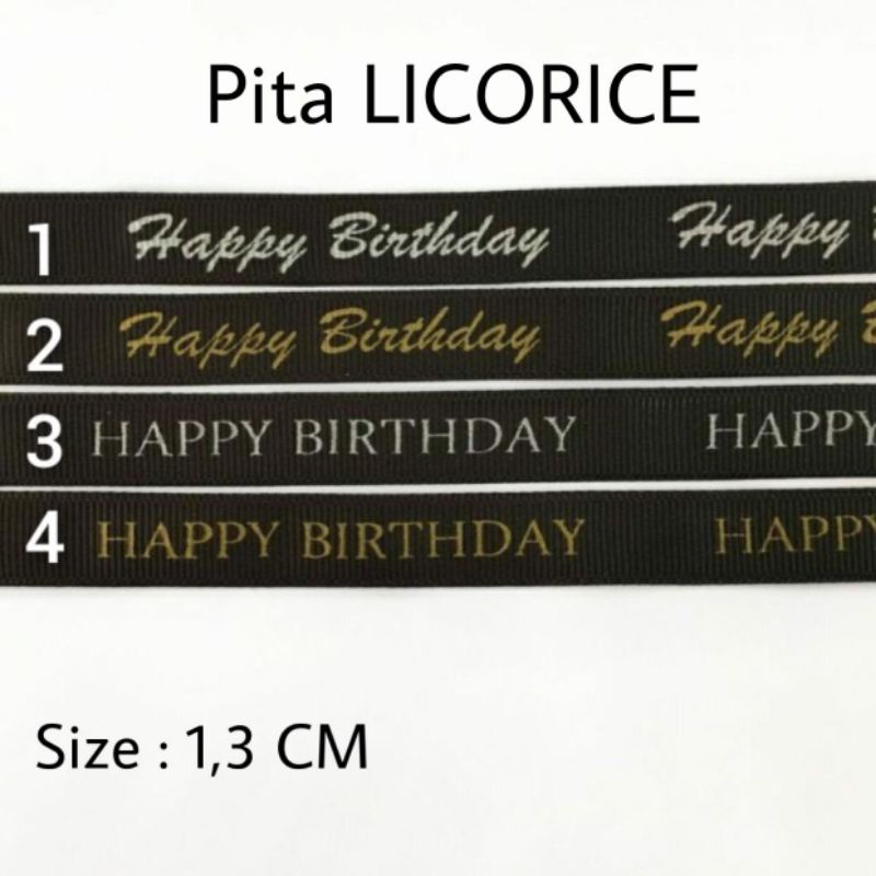 PITA HAPPY BIRTHDAY HARGA PER YARD (91 CM)