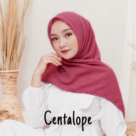 hijab Bella Square kerudung segiempat polos bahan polycotton premium hijab bela square shifon fine Termurah