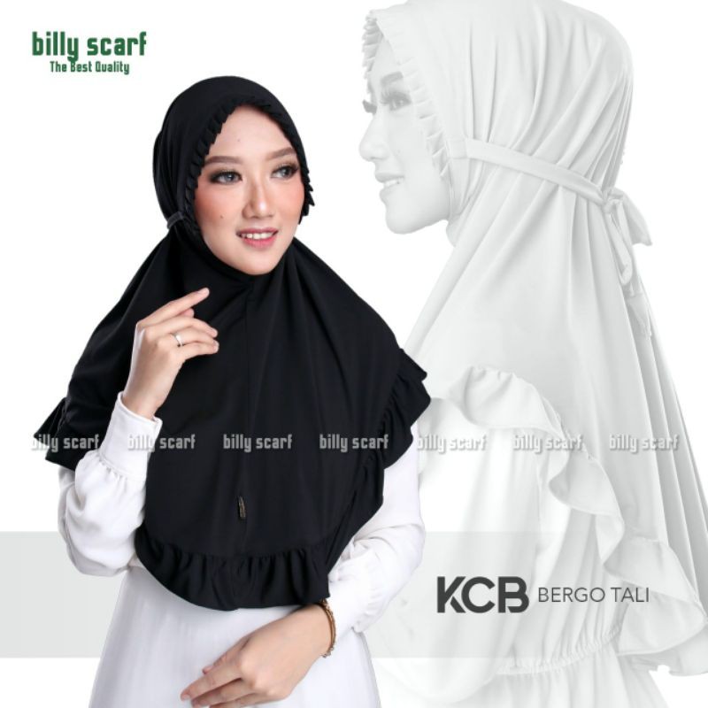 hijab instant/bergo tali KCB ori billy scarf