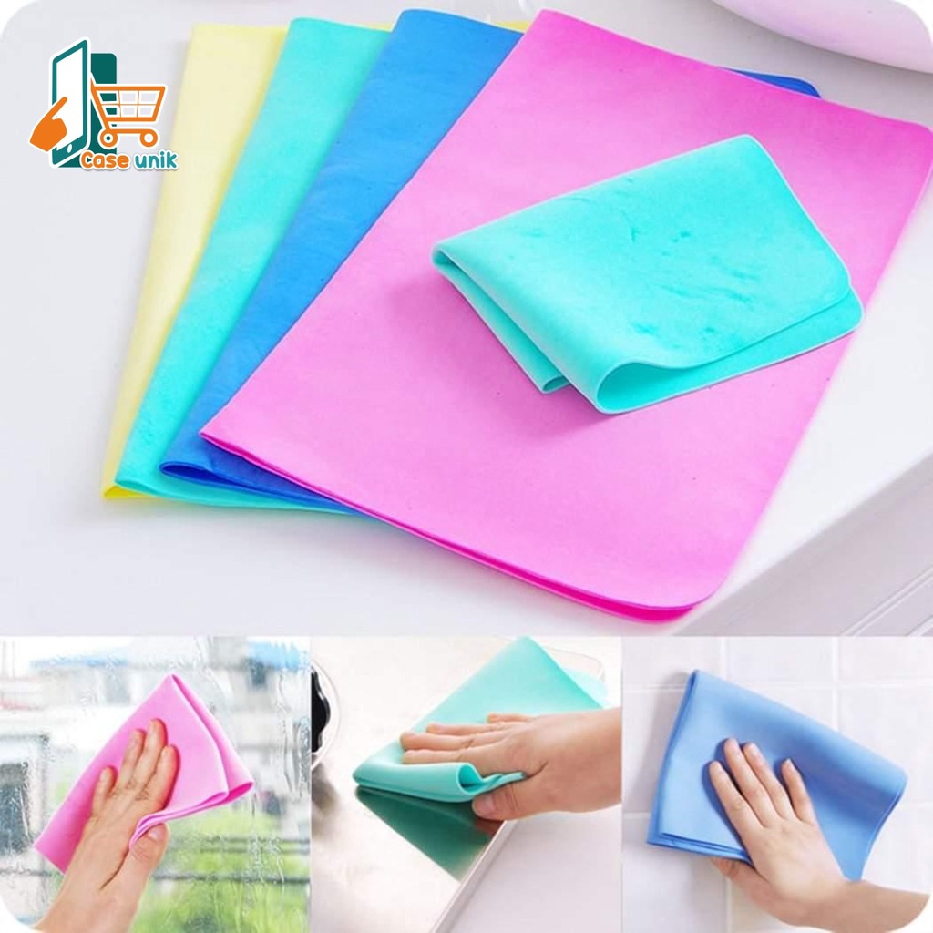 RT02 KANEBO CANEBO KAIN LAP SERBAGUNA JUMBO SERAT  SERAP AIR MOTOR MOBILMEJA UKURAN 20X30 PB3397