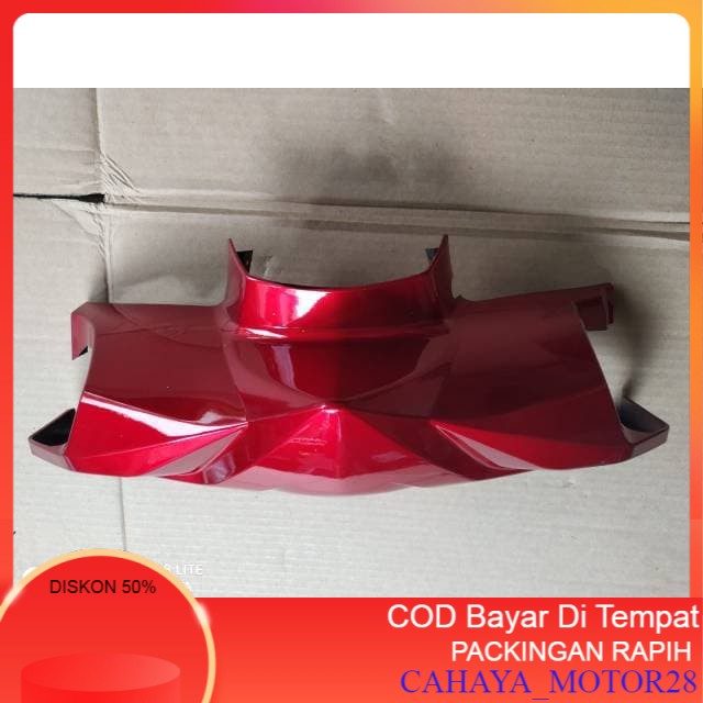 Termurah Body Motor Batok kepala depan honda beat fi,stater kasar/halus 2013-2016,merah Aufia Sparep