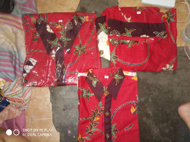 Qnunbatik Batik Family/keluarga Rok N Blus Santika Panjang