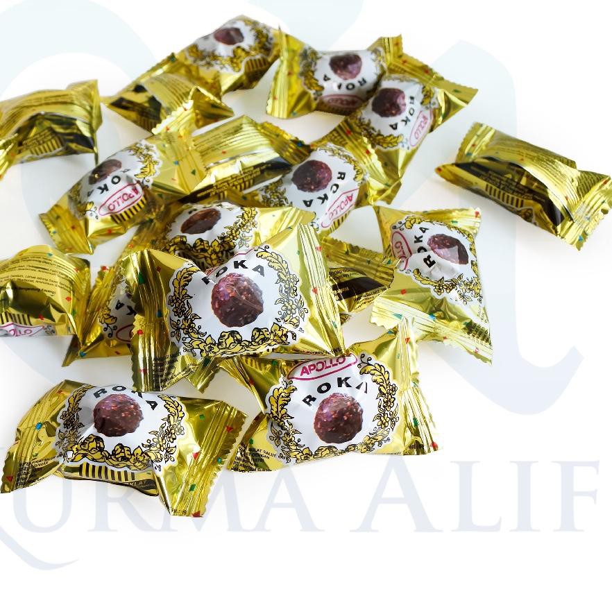 

PROMO BESAR KODE-288 Roka Apollo Wafer Ball Coklat Isi 80 Pcs Original