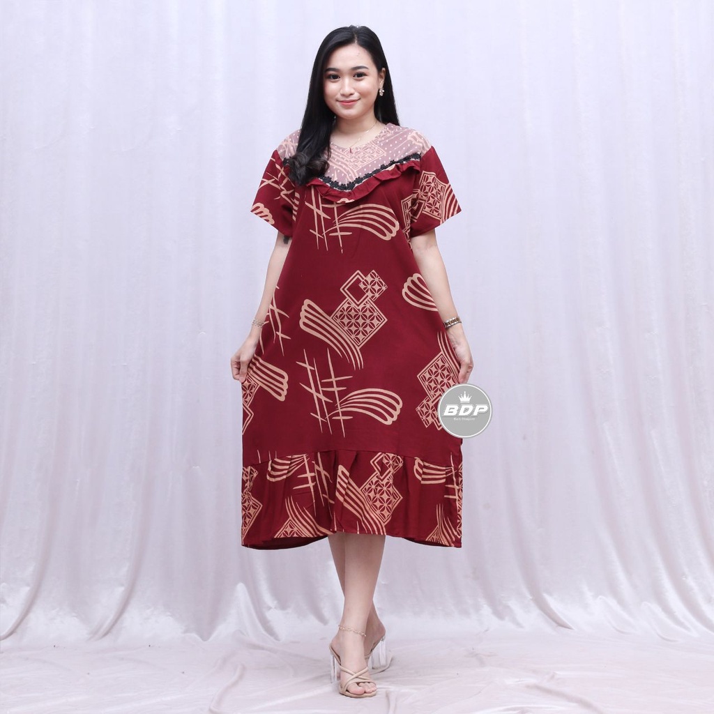 Temukan DASTER ARAB ZEEMA | RAYON SUPER GRADE A | RESLETING DEPAN BUSUI | RENDA MILO-Bela marron