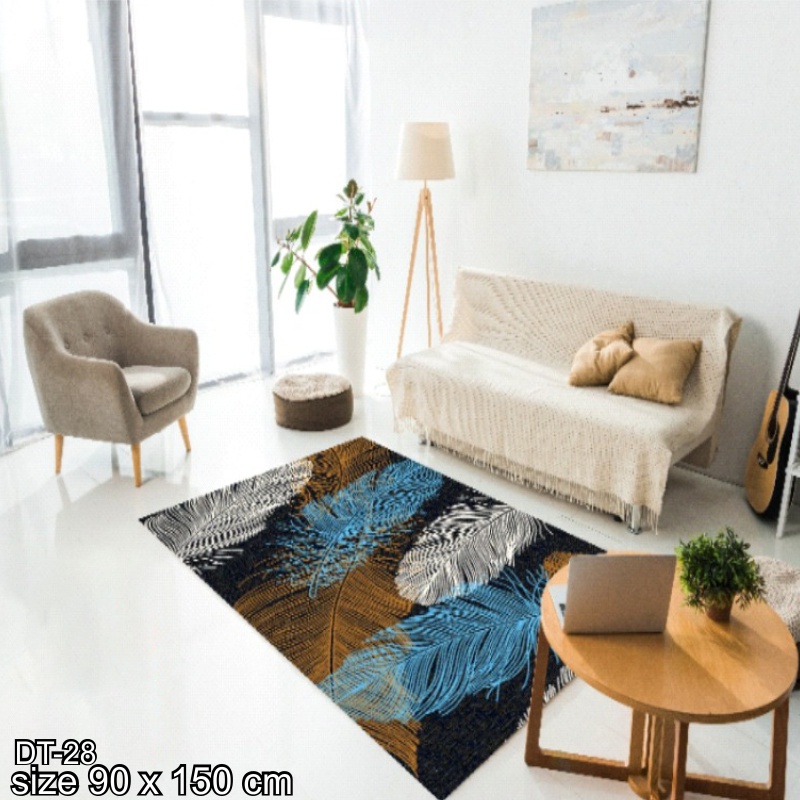 Karpet Rumah Tangga European Style Minimalis Modern Ukuran 90 X 150 CM -Wonderdekorasi