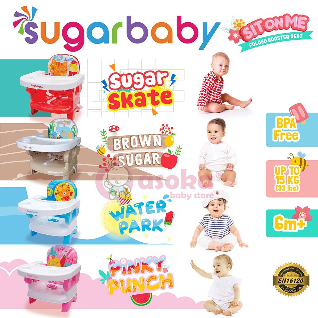 Sugar Baby Booster sit on Folded Booster Seat ASOKA