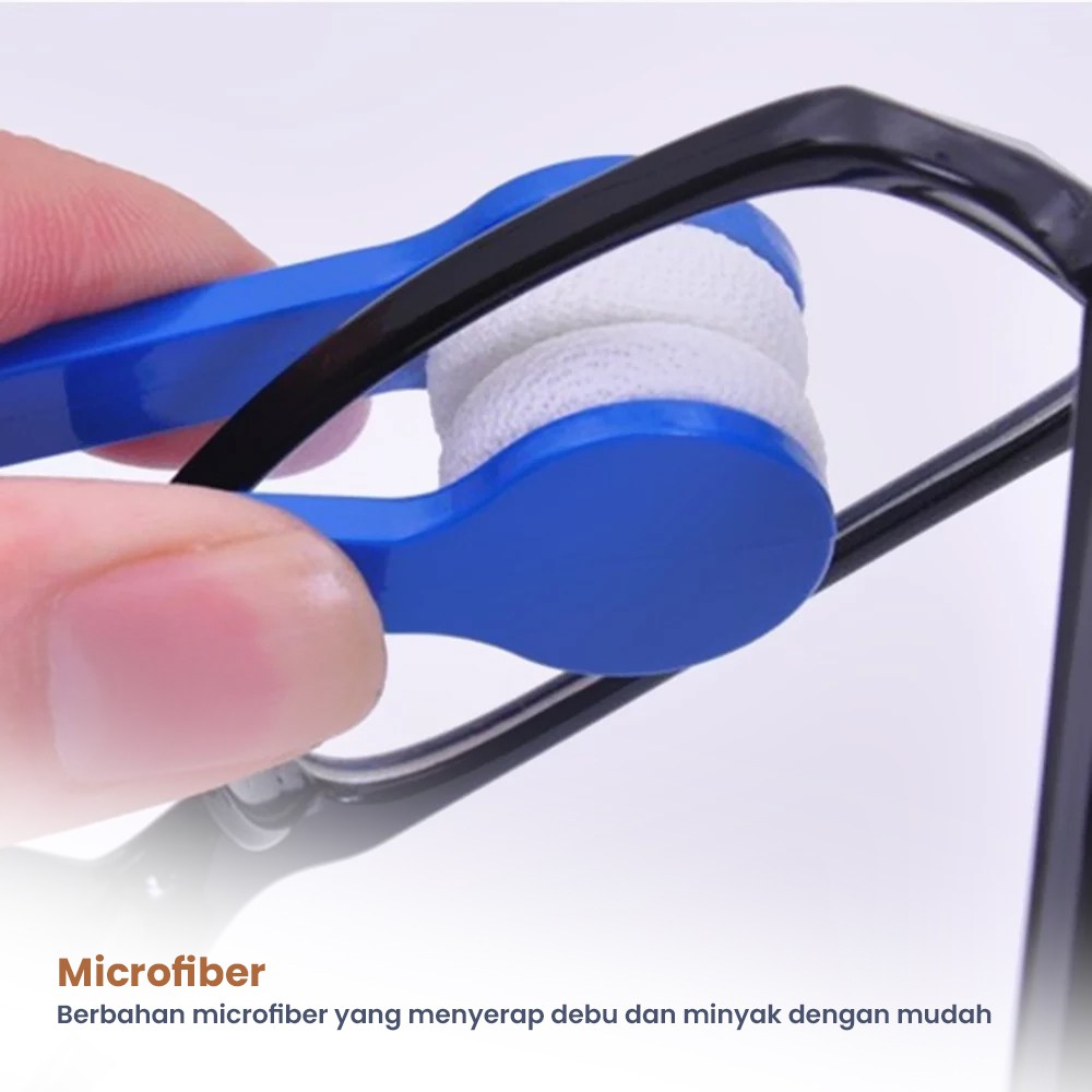 Pembersih Kacamata Microfiber Glasses Wiper Pembersih Debu Minyak dan Kotoran