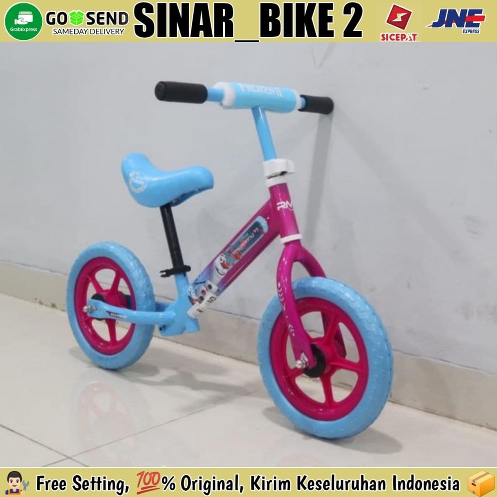 Push Bike RMB 5RIDER Sepeda Keseimbangan Anak Ban EVA Karakter