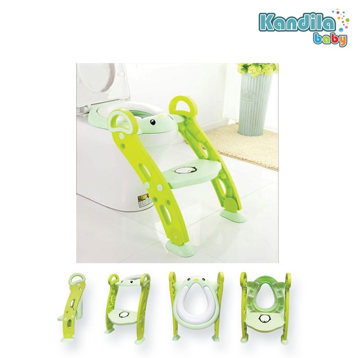 KANDILA Potty Ring with Ladder Baby Training Potty Handle Tangga Closet Bayi