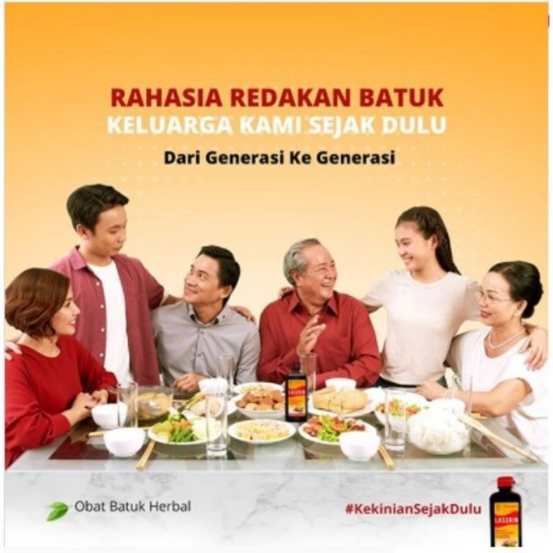 Syrup Laserin 60ml - Membantu Meredakan Batuk