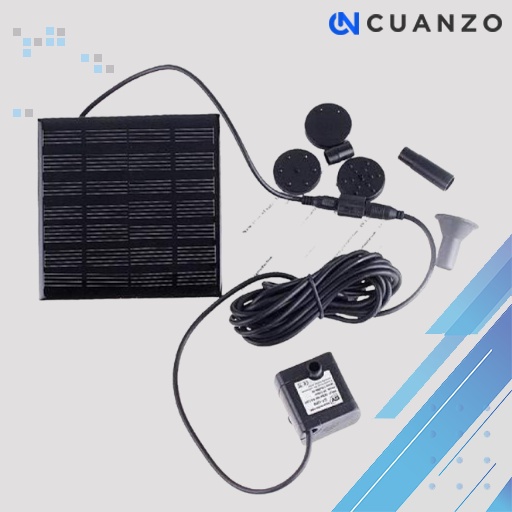 Air Mancur Kolam Tenaga Solar Matahari 7V 1.12W 150L/h / Air Mancur Pancur Pancuran Minimalis Kolam 