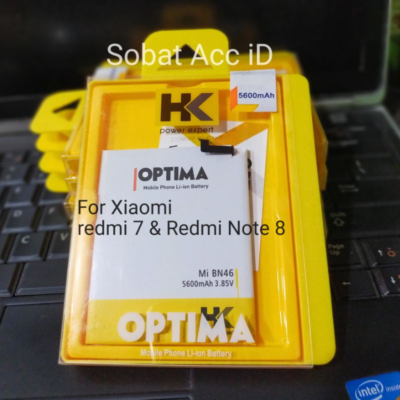 (HK OPTIMA) Li-ion Battery BN46 Baterai Xiaomi Redmi 7/ Redmi Note 8 5000mAh Power Expert