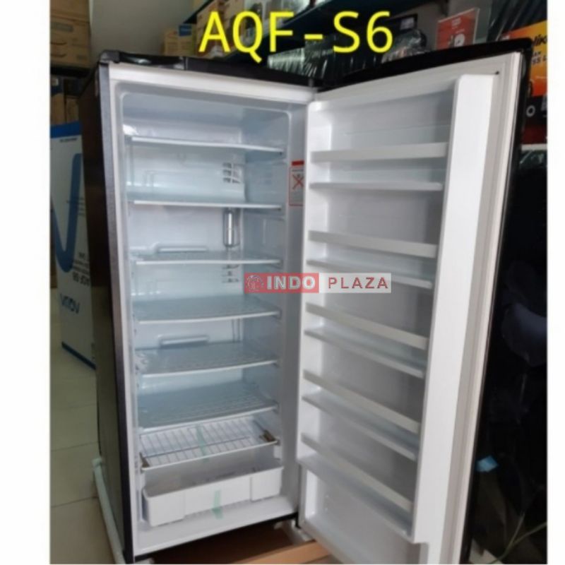 KULKAS FREEZER BERDIRI 6 RAK AQUA JAPAN AQF-S6