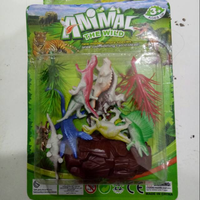 Mainan dinosaurus set animal dinosaurus