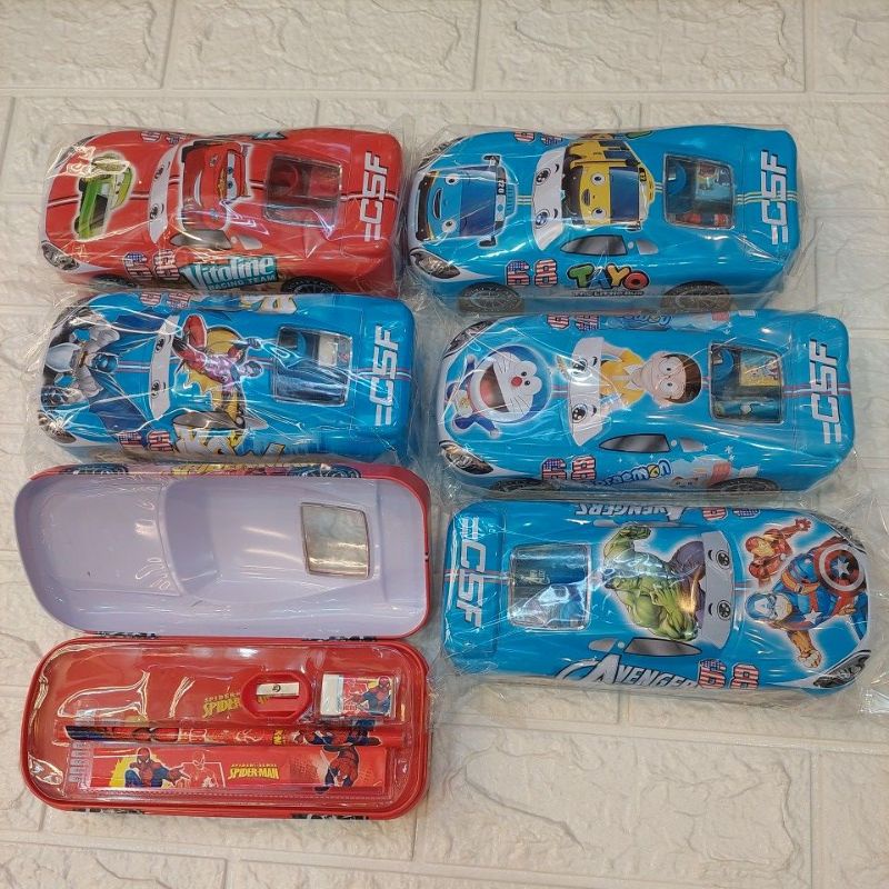 

tempat pensil Bentuk mobil// kotak pensil unik