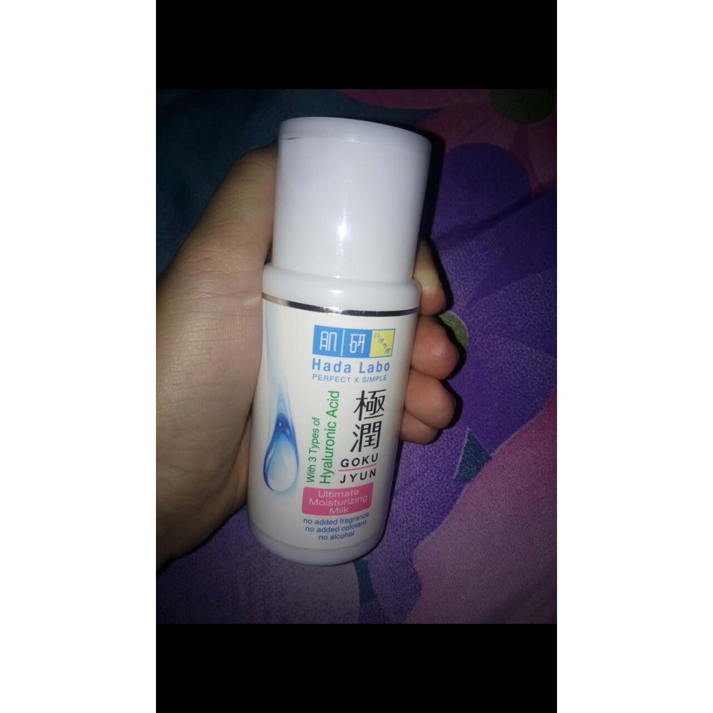 preloved skincare ( hadalabo ultimate moisturizing milk)