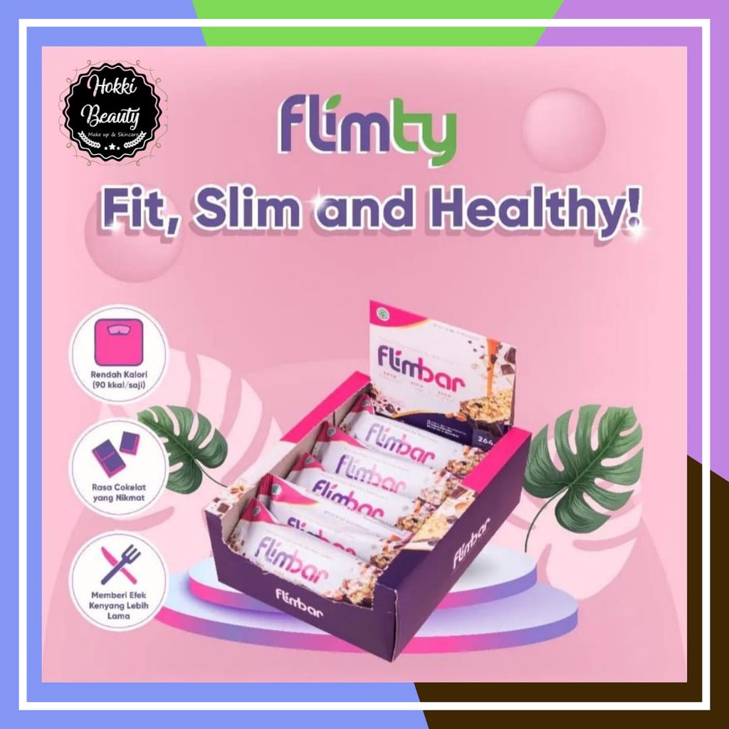 FLIMBAR FLIM BAR FLIMTY 1 BOX ISI 12 PCS SNACK SEHAT FIBER PROTEIN BAR - CEMILAN SEHAT