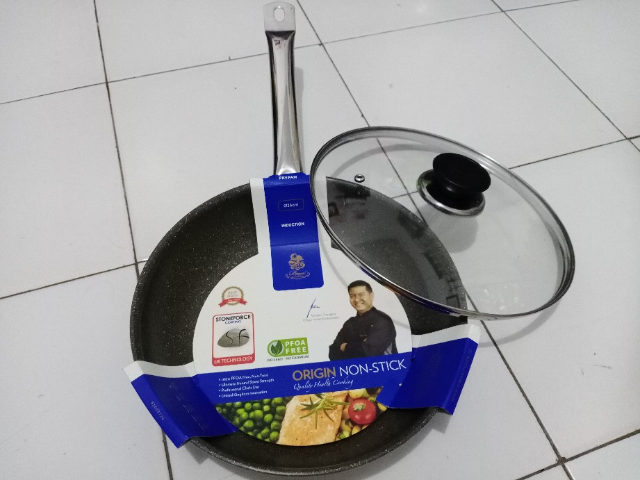 Bima Origin Frypan 20cm 24cm 26cm Stoneforce Coating Fry Pan Induksi B2003720 B2003724 B2003726