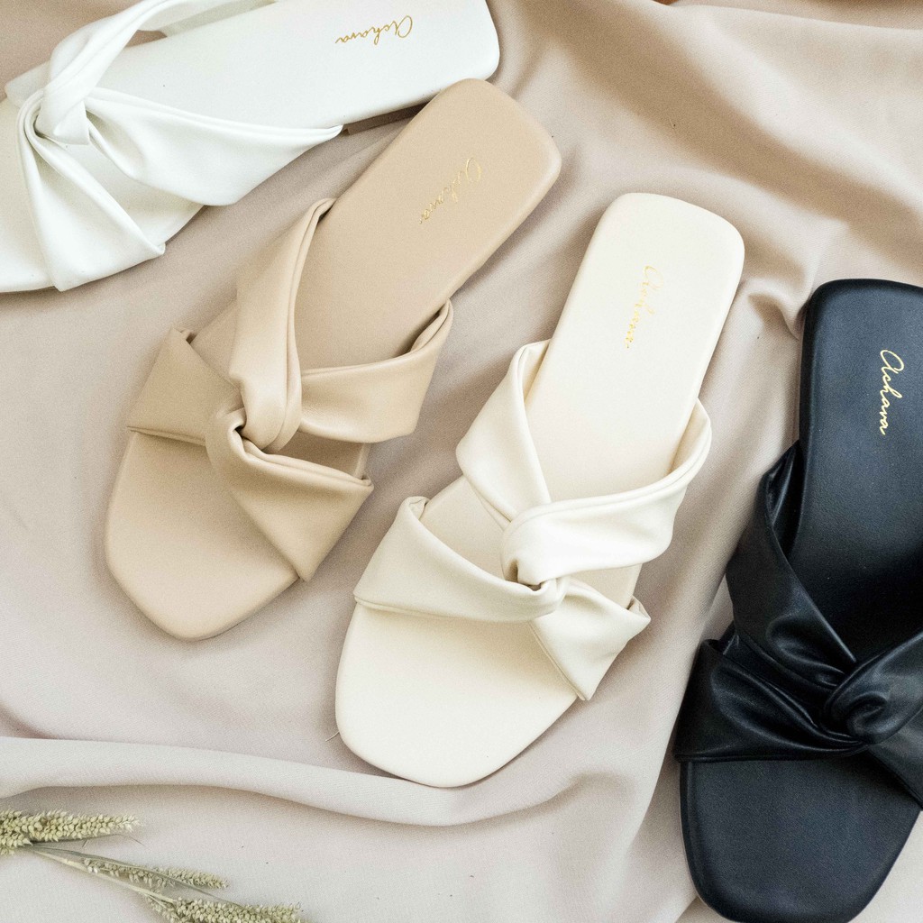 ACHAVA Sandal Wanita Cary Sendal Teplek Kenkinan-2