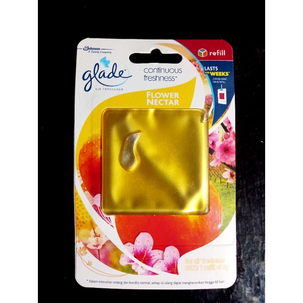 GLADE PENGHARUM REFFIL MOBIL DAN RUANGAN 8gr 100% ORIGINAL (BUKAN BARANG RIJEK)