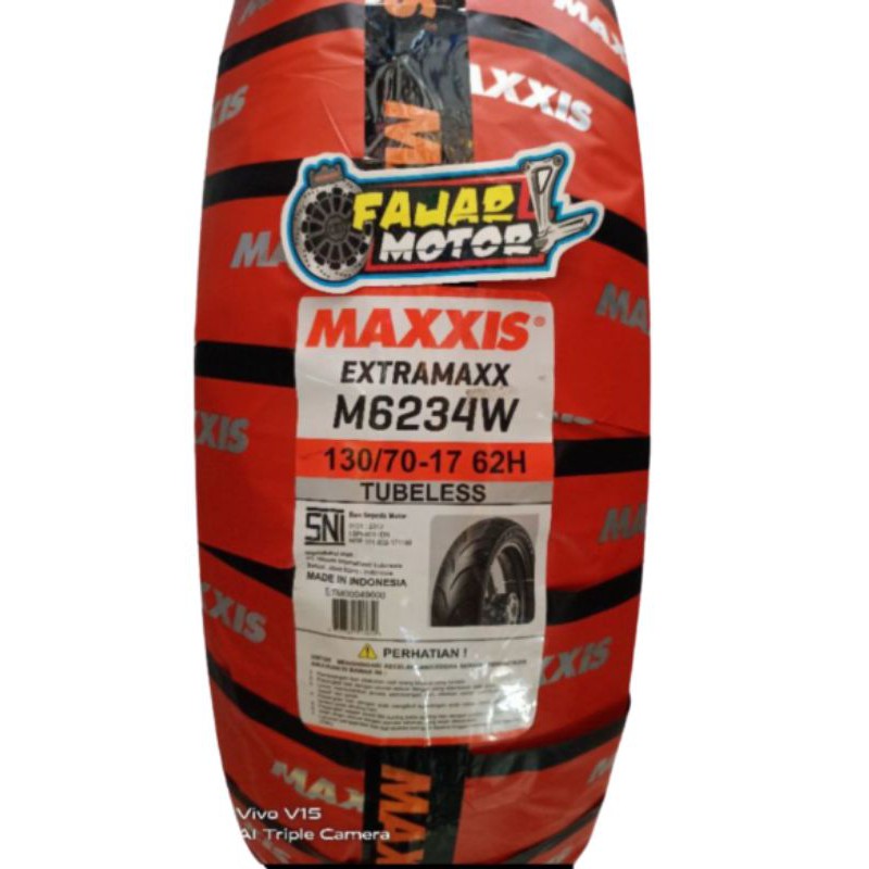 MAXXIS BAN LUAR TYPE EXTRAMAXX M6234W 130 /70-17 R26 130/70-17 extramaxx140/70-17 TUBELESS