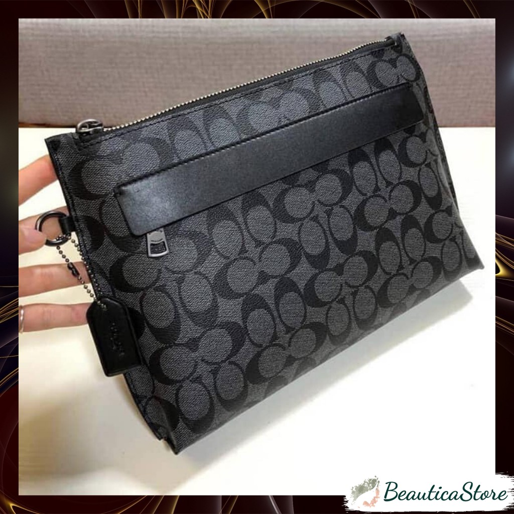 ORIGINAL COACH - Signature Carryall Handbag Pouch [ FULLSET NEW WITH TAG ]