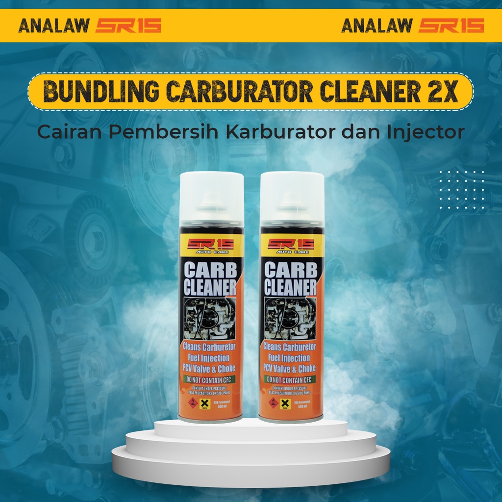 Bundling Carb Cleaner 500ml Pembersih Karburator Motor