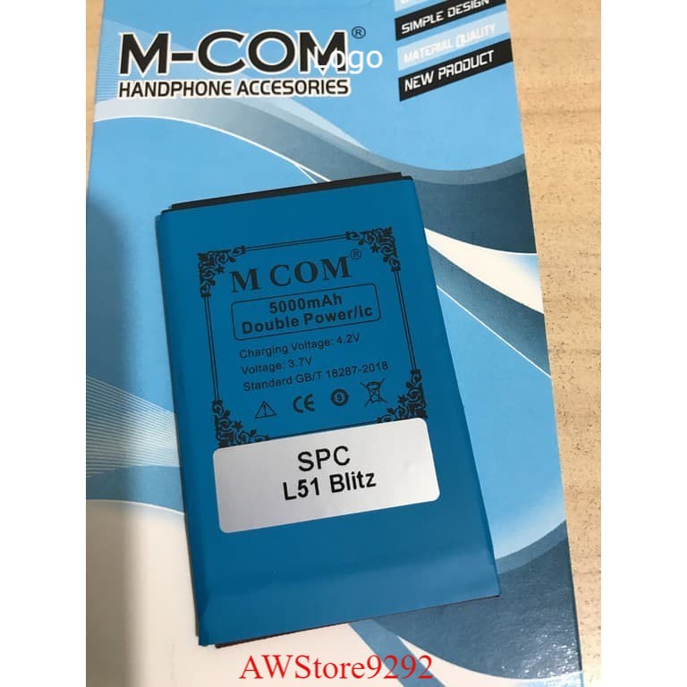 Mcom Battery Batre Baterai Double Power Mcom SPC L51 Blitz Pro