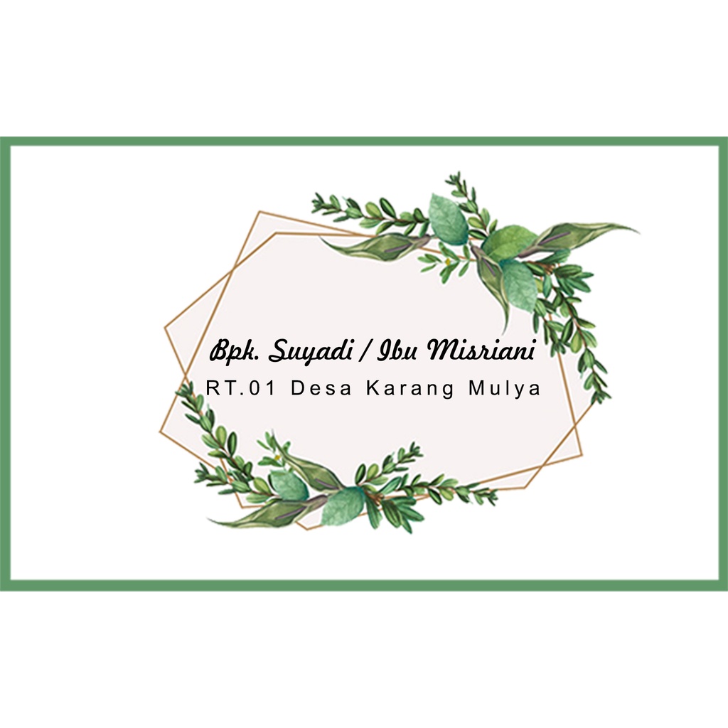 

Amplop Kondangan Custom