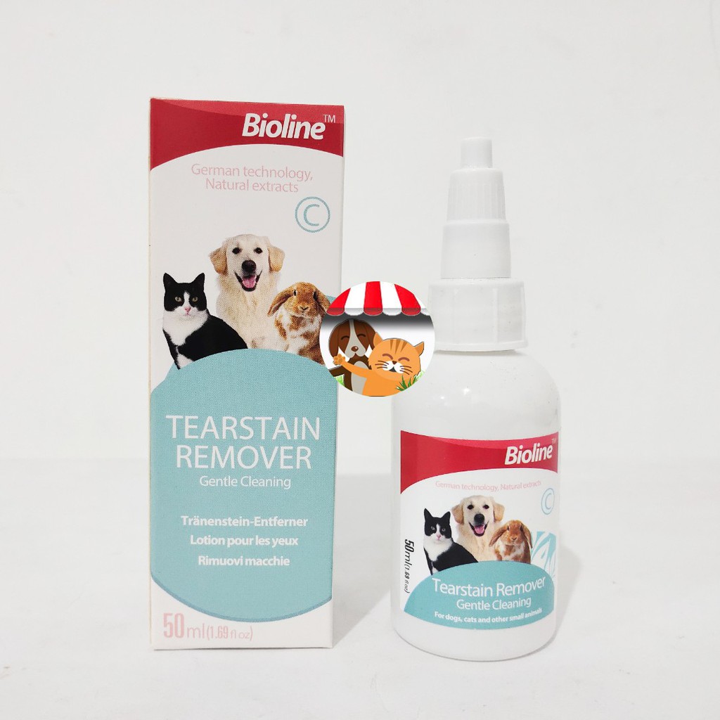 Bioline TearStain Remover 50ml Penghilang Noda Air Mata &amp; Bintik Noda