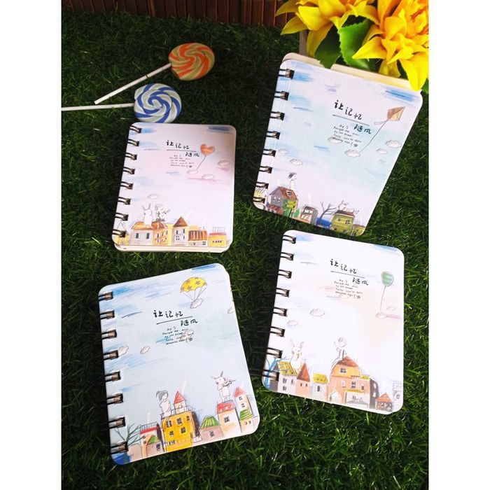 

Mini Memo Saku / Buku Tulis Spiral Hard Cover - CITY SERIES