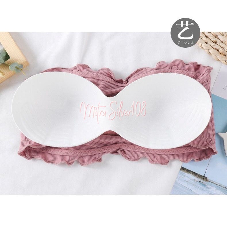 [MS108] BR 01 - Bra Kemben Tanpa Tali / Pakaian Dalam Wanita / Bra Sexy / Sport Bra Motif Polos Korea Club BISA COD / Impor Murah