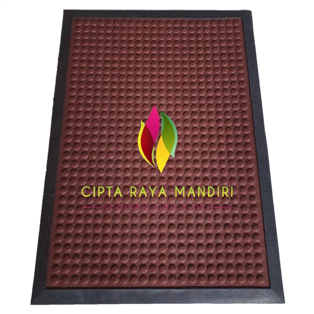 Keset Karpet Karet Bludru Anti Slip 50 x 70 - LIS